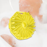 Maxbell Body Scrubber Handheld Premium Bath Massage Tool for Men and Women Showering Yellow