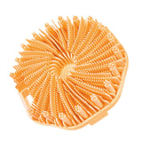Maxbell Body Scrubber Handheld Premium Bath Massage Tool for Men and Women Showering Orange