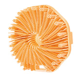 Maxbell Body Scrubber Handheld Premium Bath Massage Tool for Men and Women Showering Orange