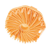 Maxbell Body Scrubber Handheld Premium Bath Massage Tool for Men and Women Showering Orange