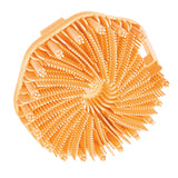 Maxbell Body Scrubber Handheld Premium Bath Massage Tool for Men and Women Showering Orange