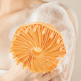 Maxbell Body Scrubber Handheld Premium Bath Massage Tool for Men and Women Showering Orange