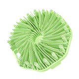 Maxbell Body Scrubber Handheld Premium Bath Massage Tool for Men and Women Showering Green