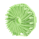 Maxbell Body Scrubber Handheld Premium Bath Massage Tool for Men and Women Showering Green