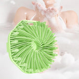 Maxbell Body Scrubber Handheld Premium Bath Massage Tool for Men and Women Showering Green