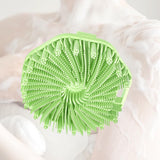 Maxbell Body Scrubber Handheld Premium Bath Massage Tool for Men and Women Showering Green