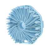 Maxbell Body Scrubber Handheld Premium Bath Massage Tool for Men and Women Showering Blue