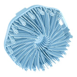 Maxbell Body Scrubber Handheld Premium Bath Massage Tool for Men and Women Showering Blue