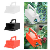 Maxbell Berry Picker Blueberry Rake Scoop for Lingonberries Cranberries Strawberries White