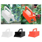 Maxbell Berry Picker Blueberry Rake Scoop for Lingonberries Cranberries Strawberries White