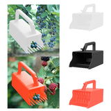 Maxbell Berry Picker Blueberry Rake Scoop for Lingonberries Cranberries Strawberries White