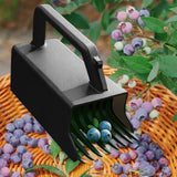 Maxbell Berry Picker Blueberry Rake Scoop for Lingonberries Cranberries Strawberries Black
