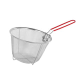 Maxbell Stainless Steel Deep Frying Basket Practical Home with Long Handle Tableware 18cmx11cm