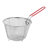 Maxbell Stainless Steel Deep Frying Basket Practical Home with Long Handle Tableware 18cmx11cm