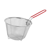 Maxbell Stainless Steel Deep Frying Basket Practical Home with Long Handle Tableware 18cmx11cm