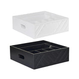 Maxbell Utensil Holder Paper Plate Organizer for Kitchen Countertop for Barbecue Cup White