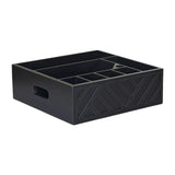 Maxbell Utensil Holder Paper Plate Organizer for Kitchen Countertop for Barbecue Cup Black