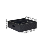Maxbell Utensil Holder Paper Plate Organizer for Kitchen Countertop for Barbecue Cup Black