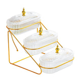 Maxbell Multi Tired Fruit Bowl Snack Plate Serving Tray for Home Birthday Decoration 3 Layer
