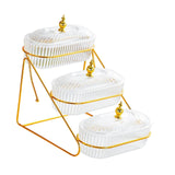 Maxbell Multi Tired Fruit Bowl Snack Plate Serving Tray for Home Birthday Decoration 3 Layer