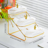 Maxbell Multi Tired Fruit Bowl Snack Plate Serving Tray for Home Birthday Decoration 3 Layer
