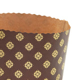 Maxbell 100 Pieces Bread Baking Cup Paper Baking Pans for Engagement Party Christmas 9cmx8.5cm A