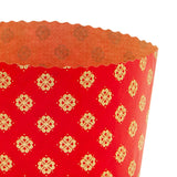 Maxbell 100 Pieces Bread Baking Cup Paper Baking Pans for Engagement Party Christmas 13.5cmx9.5cm E