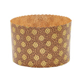 Maxbell 100 Pieces Bread Baking Cup Paper Baking Pans for Engagement Party Christmas 13.5cmx9.5cm F