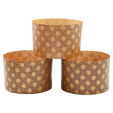 Maxbell 100 Pieces Bread Baking Cup Paper Baking Pans for Engagement Party Christmas 13.5cmx9.5cm F