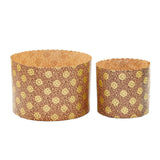 Maxbell 100 Pieces Bread Baking Cup Paper Baking Pans for Engagement Party Christmas 13.5cmx9.5cm F