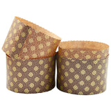 Maxbell 100 Pieces Bread Baking Cup Paper Baking Pans for Engagement Party Christmas 13.5cmx9.5cm F