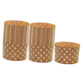 Maxbell 100 Pieces Bread Baking Cup Paper Baking Pans for Engagement Party Christmas 13.5cmx9.5cm F