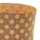 Maxbell 100 Pieces Bread Baking Cup Paper Baking Pans for Engagement Party Christmas 13.5cmx9.5cm F