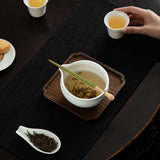Maxbell Ceramic Matcha Bowl Set Parties Handcrafted for Tea Lovers with Bamboo Spoon