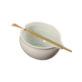 Maxbell Ceramic Matcha Bowl Set Parties Handcrafted for Tea Lovers with Bamboo Spoon
