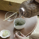 Maxbell Ceramic Matcha Bowl Set Parties Handcrafted for Tea Lovers with Bamboo Spoon