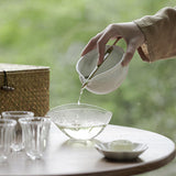 Maxbell Ceramic Matcha Bowl Set Parties Handcrafted for Tea Lovers with Bamboo Spoon