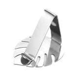 Maxbell 4Pcs Stainless Steel Tablecloth Clips Fixed Clip for Camping Kitchen Wedding
