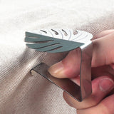 Maxbell 4Pcs Stainless Steel Tablecloth Clips Fixed Clip for Camping Kitchen Wedding