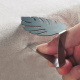 Maxbell 4Pcs Stainless Steel Tablecloth Clips Fixed Clip for Camping Kitchen Wedding
