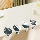 Maxbell 4Pcs Stainless Steel Tablecloth Clips Fixed Clip for Camping Kitchen Wedding