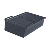 Maxbell Hanging Pullout Drawer Basket Slide in Basket Organizer for Home Pantry Dorm black