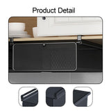 Maxbell Hanging Pullout Drawer Basket Slide in Basket Organizer for Home Pantry Dorm black