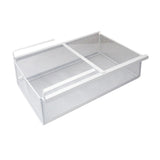 Maxbell Hanging Pullout Drawer Basket Slide in Basket Organizer for Home Pantry Dorm White Widen