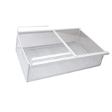 Maxbell Hanging Pullout Drawer Basket Slide in Basket Organizer for Home Pantry Dorm White Widen