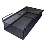 Maxbell Hanging Pull Out Drawer Iron Under Cabinet Organizer for Closet Kitchen Home S Black