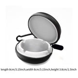 Maxbell Portable Ashtray Simple Outdoor Hiking Travel Ash Tray for Mountain Climbing Black and White