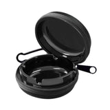 Maxbell Portable Ashtray Simple Outdoor Hiking Travel Ash Tray for Mountain Climbing Black