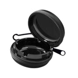 Maxbell Portable Ashtray Simple Outdoor Hiking Travel Ash Tray for Mountain Climbing Black