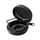 Maxbell Portable Ashtray Simple Outdoor Hiking Travel Ash Tray for Mountain Climbing Black